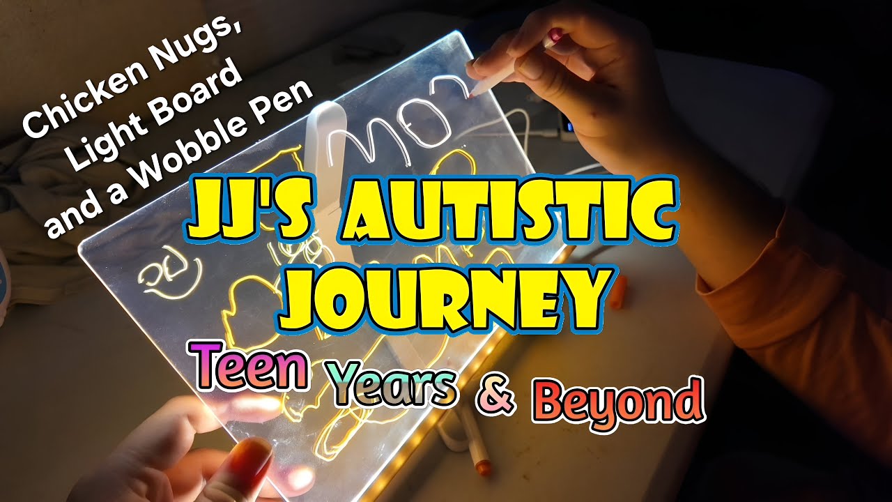 JJ Makes Chicken Nugs, and gets creative with a Light Board & Wobble Pen