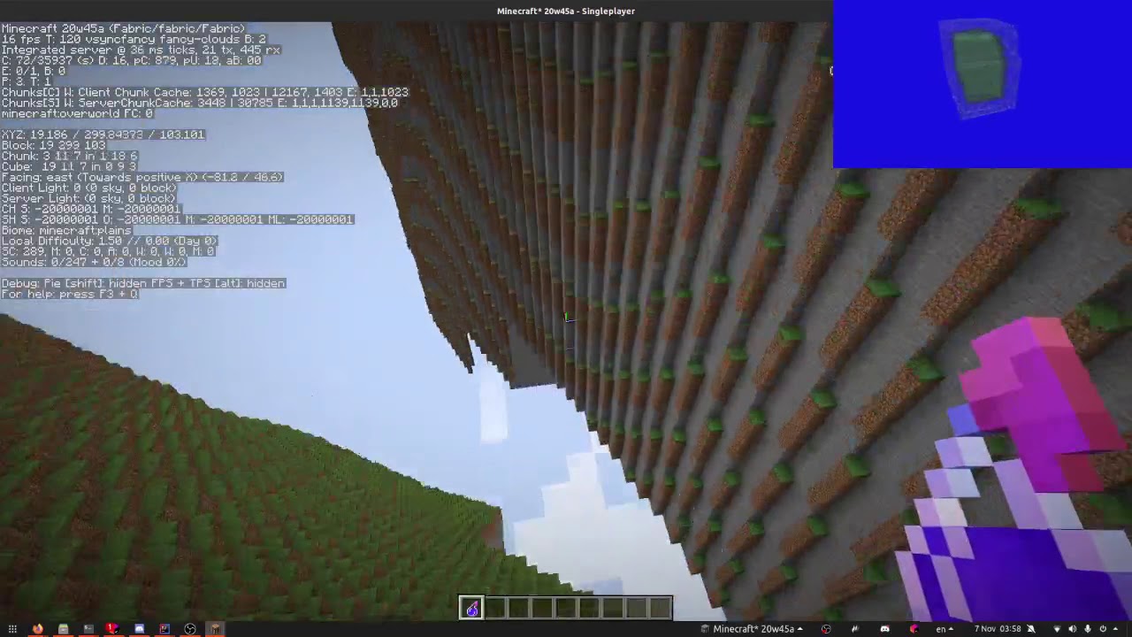 CubicChunks Fabric 1.17-SNAPSHOT-20w45a