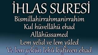 İHLAS SURESİ 100 defa