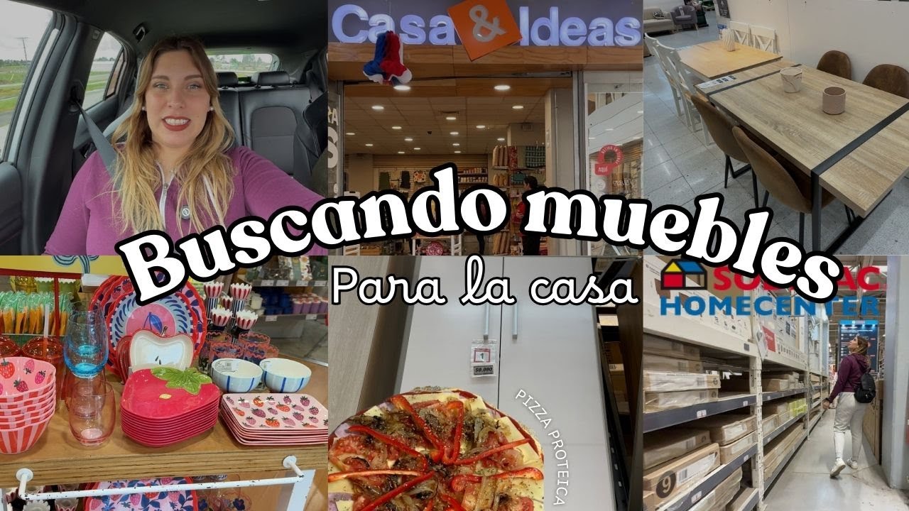 BUSCANDO MUEBLES en Puerto Montt 🛍️🛒👀 + PIZZA PROTEICA Casera  🍕🏡💕
