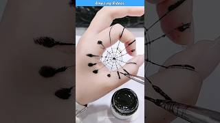 Made a spider Web With Nail Glue #shorts