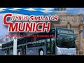 CityBus Simulator Munich 24Dec - Route 100 Museum Line Ostbahnhof to Hauptbahnof Man Lion's City Bus