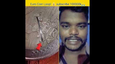 Euro Coin Loop! 💰 #infinite #loop #euro #money #coin #piggybank #macro #relax #satisfying #discover