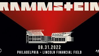 @RammsteinOfficial “Armee der Tristen” Philadelphia, PA. 8/31/22