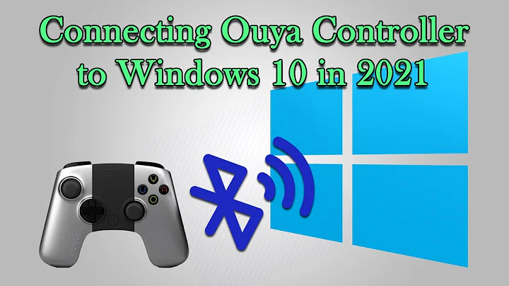 Connecting Ouya Controller to Windows 10 in 2021