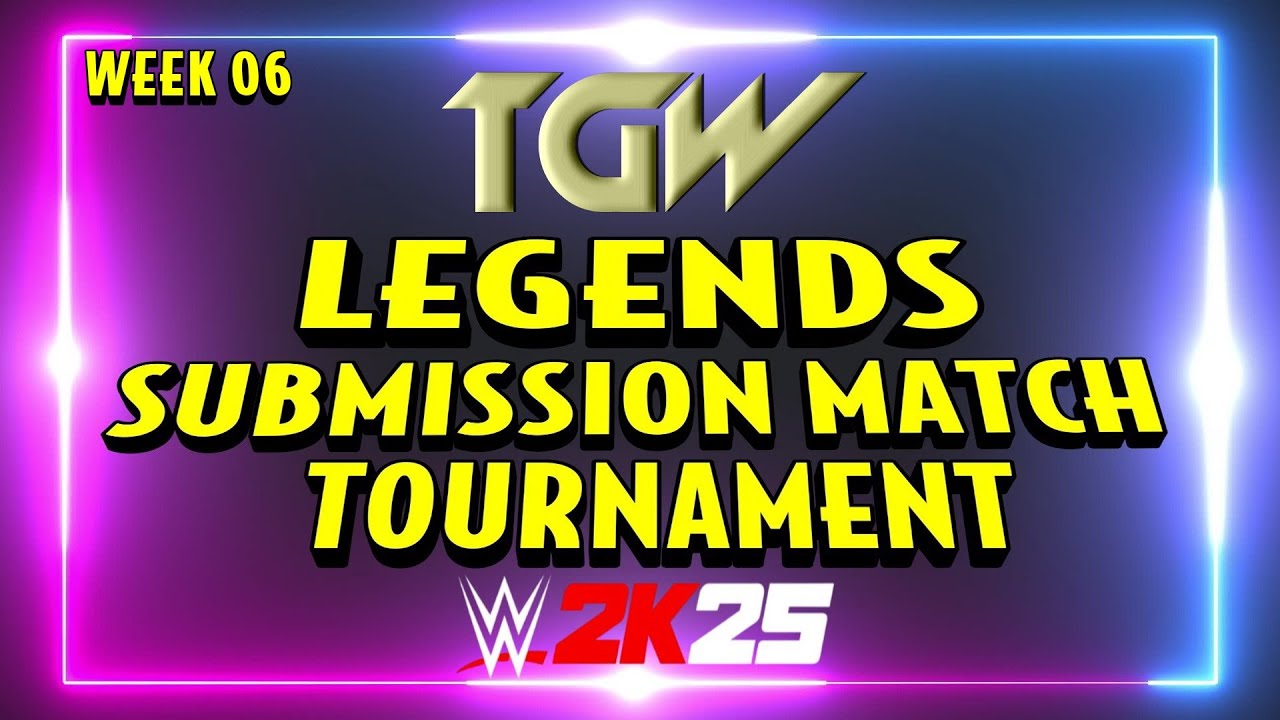 WWE 2K25: TGW Legends Submission Match tournament Week 6