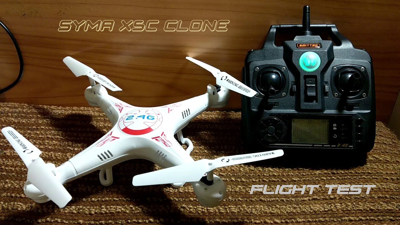 Syma X5C clone - Flight Test