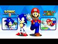 The 1996 Rivalry Sonic Robo Blast 2 vs Super Mario 