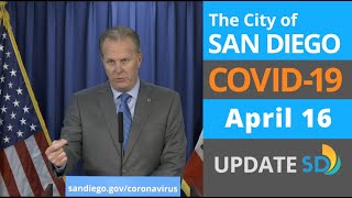 April 16, 2020 City of San Diego COVID-19 Update