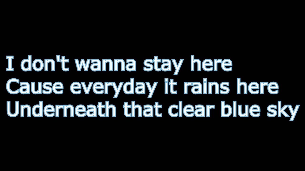 Skylar Grey Clear Blue Sky Lyrics YouTube Maxresdefault