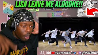 thatssokelvii Reacts to LISA - 'LALISA' DANCE PRACTICE VIDEO **lisa in the sweats a hazard!!**