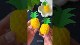 Diy paper Look Pineapple 🍍 craft #diy #papercraft #origami #short #trend #shorts #heenacraft_and_art