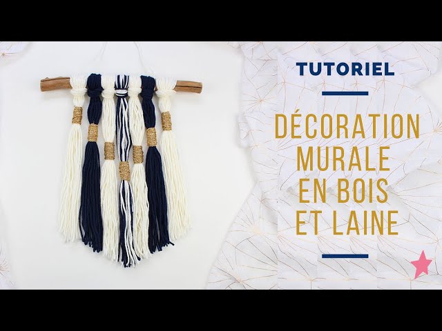 Lot De 4 Tringles En Bois Naturel Pour Suspension Murale - Tapisserie, Macramé, Décoration