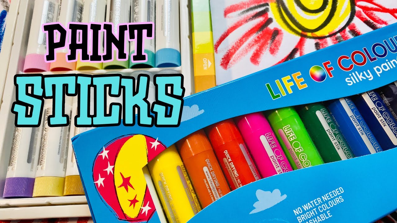 Creative Art Fun with Life of Colour Paint Sticks