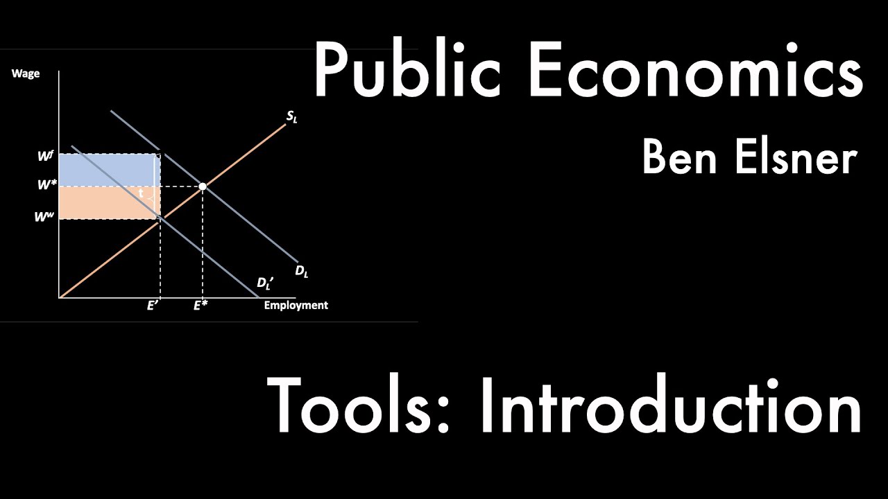 Tools of Public Economics (Intro) -- Public Economics I, 1/11