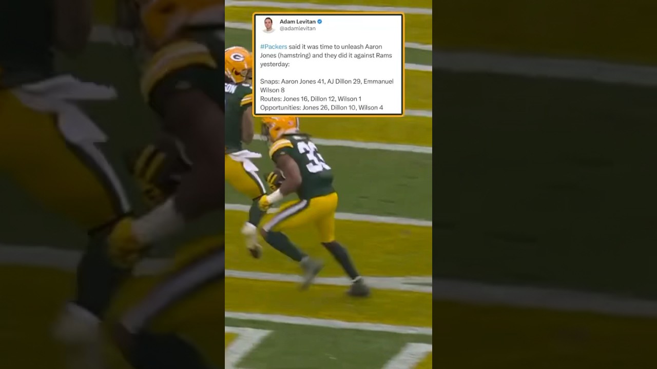 Aaron Jones is BACK for his Fantasy Managers