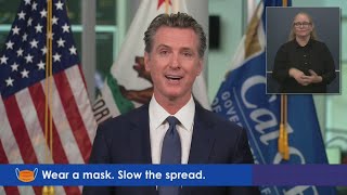 Gov. Newsom provides update on West Coast heatwave, COVID-19 pandemic