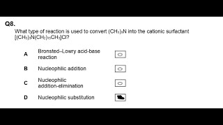 AQA A LEVEL CHEMISTRY AMINES PMT QUESTION PAPER