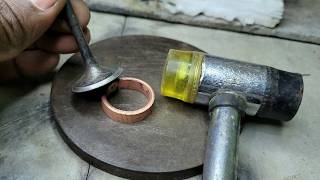 How to make ring with thin copper wire Copper ring making process