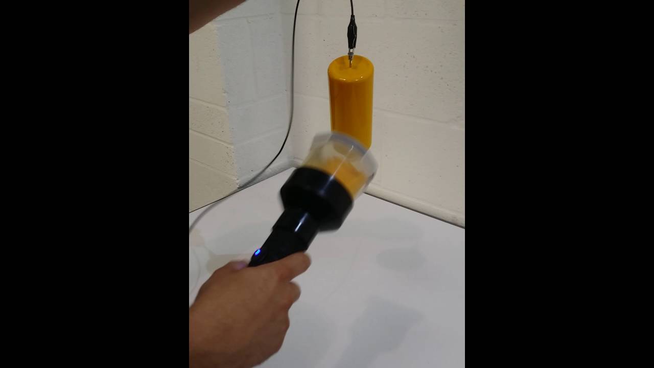 FLOC-King FK1-Pro Electrostatic Flocking Applicator in action.