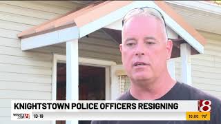 Knightstown Indiana police officers resigning