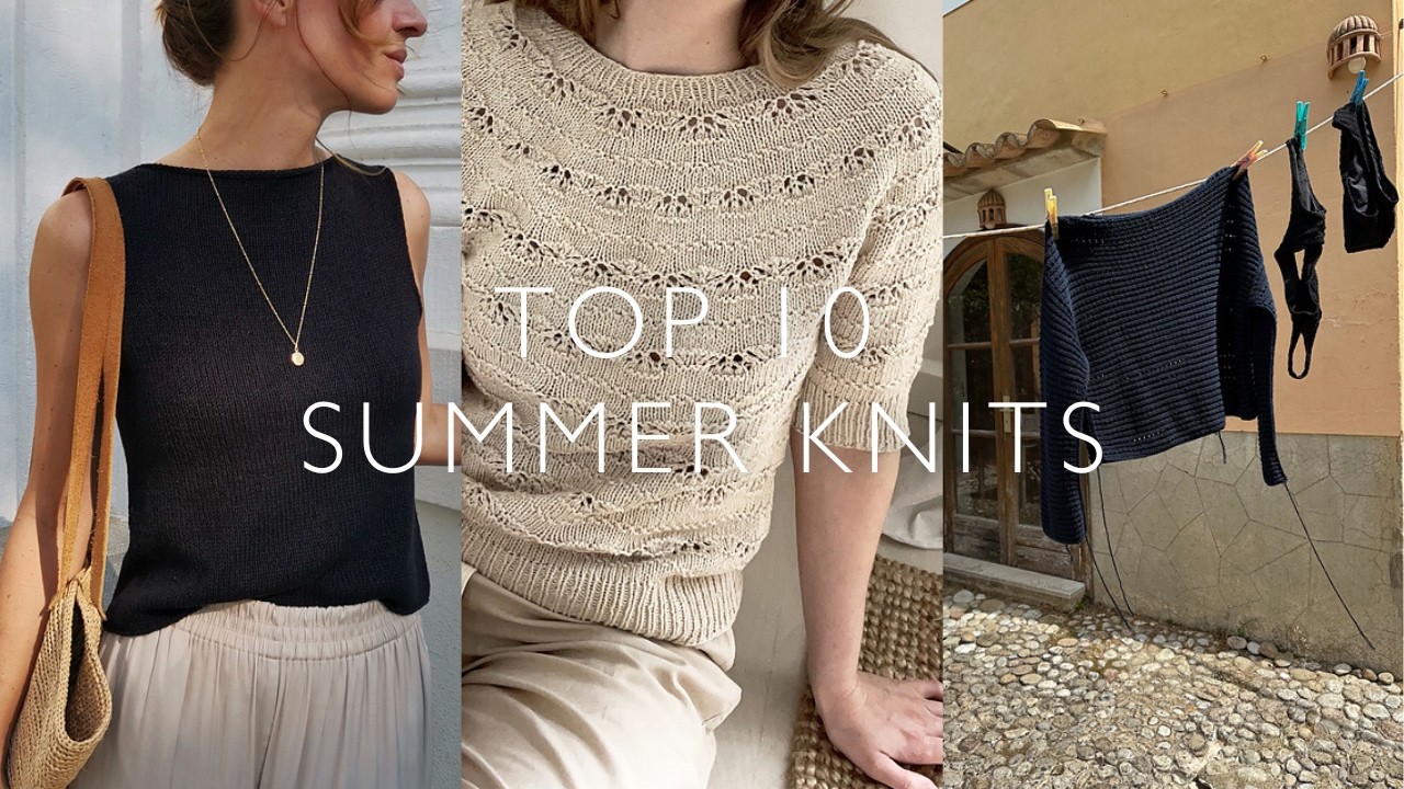 Top 10 Summer Knits (Tops, T-Shirts & Sweaters) - YouTube