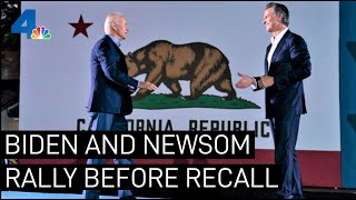 President Biden Campaigns for Gov. Newsom | NBCLA
