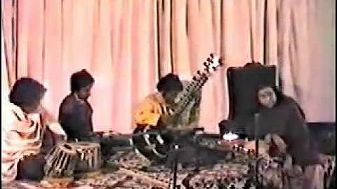 Debu Chaudhuri Sitar Tabla (Raga Raaga Music Concert) Shri Mataji Delhi 1983 (Sahaja Yoga) p1