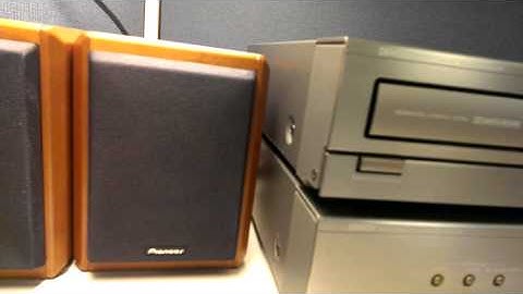 Vintage Denon DRS-210 Horizontal Cassette Tape Deck/Player & Tuner Demo