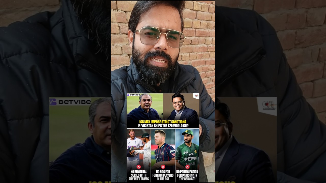 ICC May Impose Strict Sanctions if Pakistan Skips T20 World Cup 2026 
