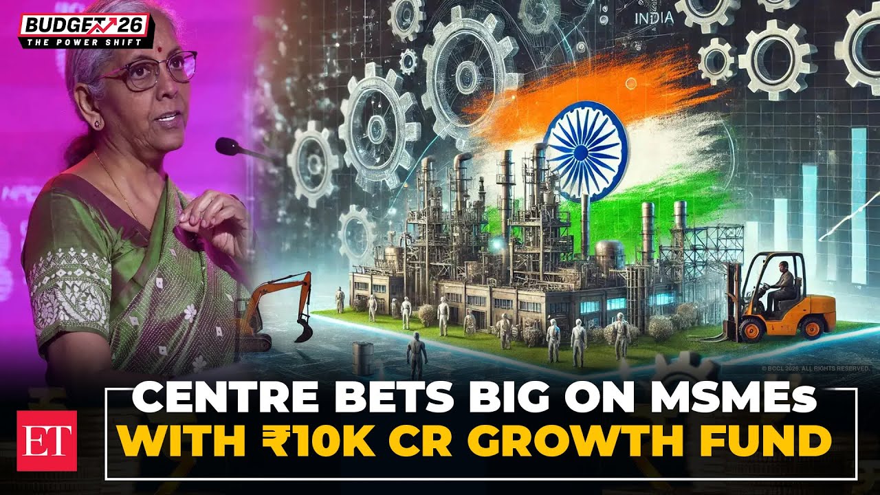 Budget 2026: FM Sitharaman announces Rs 10,000 cr MSME growth fund to tariff-proof sector