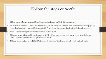 Steps for fixing Gradle Errors in Unity