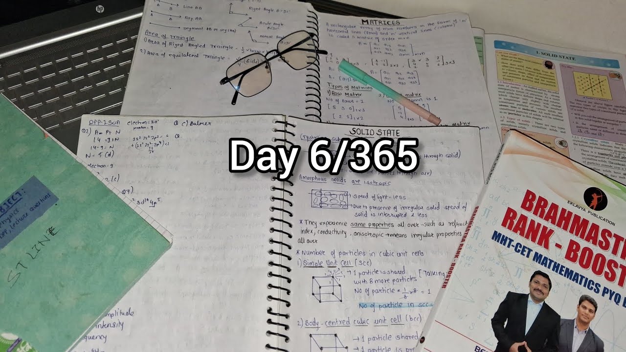 MHTCET ASPIRANT 2027 STUDY UPDATE!Day 6/365 of Hustle 365