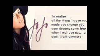JoJo - Disaster [Karaoke/Instrumental]