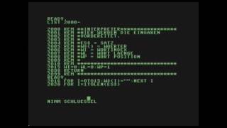 C64 Basic: Text Interpreter Teil 02 - Sätze in einzelne Wörter aufsplitten
