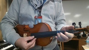 Learn D string notes on Viola