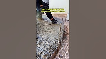 Super Satisfying Concrete Screeding – Perfect Leveling with Hand Screed Tool