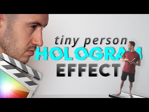 TINY PERSON HOLOGRAM Effect // FINAL CUT PRO TUTORIAL