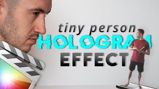 TINY PERSON HOLOGRAM Effect // FINAL CUT PRO TUTORIAL screenshot 3