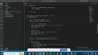 Build a flask api for retrieving files