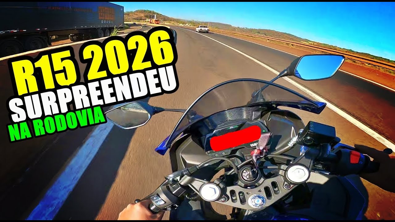 A NOVA YAMAHA R15 Me Surpreendeu na Rodovia!