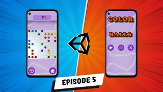 How To Make Your First Video Game In Unity - Color Balls Game Tutorial Episode5