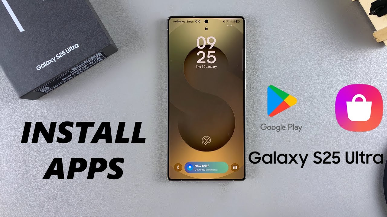 How To Install Apps On Samsung Galaxy S25 / S25 Ultra - YouTube