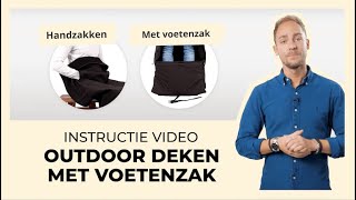 Belieff instructie video: Outdoor deken met geïsoleerde voetenzak