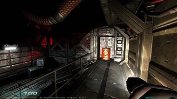 Doom 3 Walkthrough Part 2 HD - Level 2, Mars City Underground