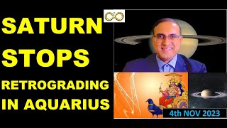 Famous SATURN STOPS RETROGRADING ON 4TH NOV 2023 - EFFECTS ON ALL RASHIS/ASCENDANTS - GOPALA RANGANATHAN Profile
