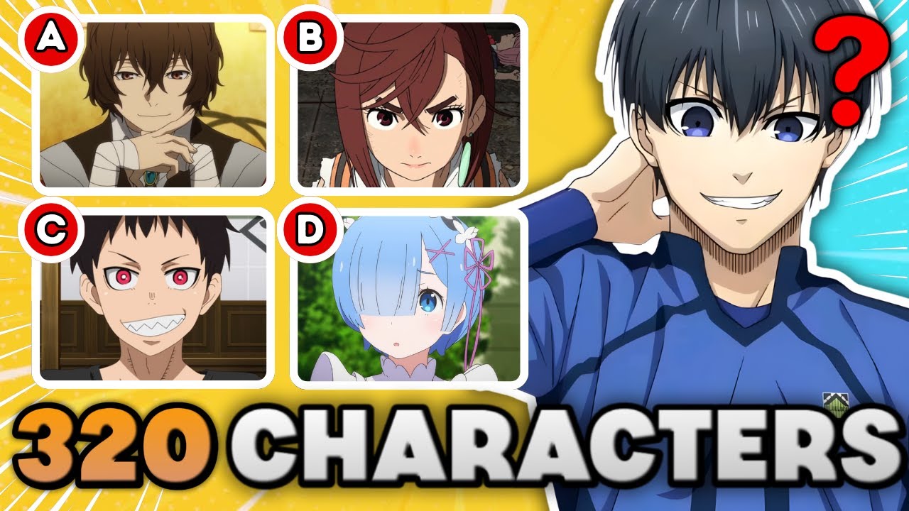🔥 Which Anime Is It? Guess by 4 Anime Characters! | Anime Quiz!