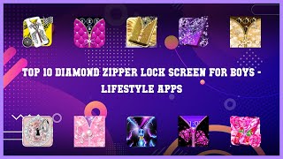 Top 10 Diamond Zipper Lock Screen For Boys Android Apps screenshot 4