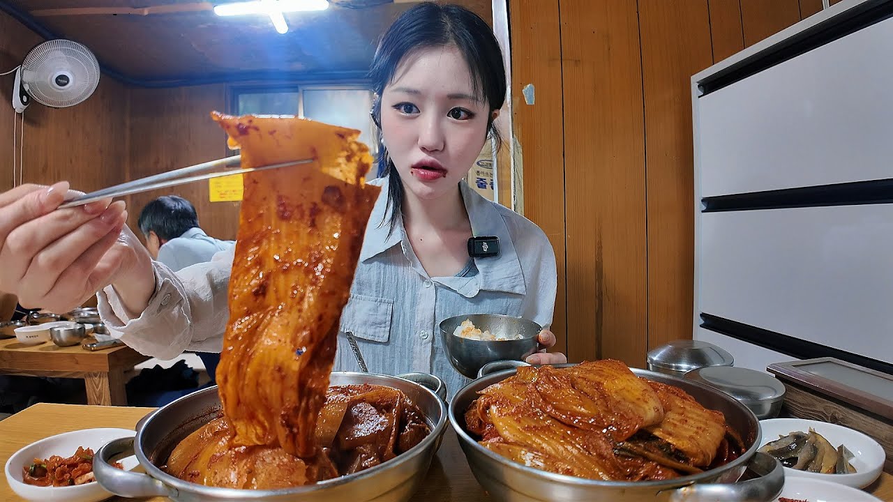 5시간만 먹을수 있는 미친맛의 김치조림