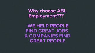 ABL Employment - Come Work With Us in London & Woodstock!